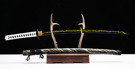 Longquan sword retro manganese steel forging special crafts, vehicle all-in-one long command knife 376-432