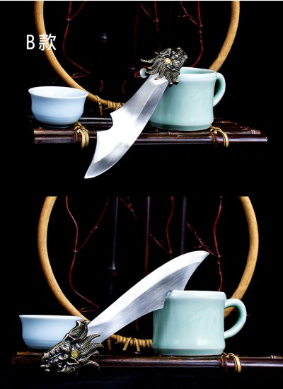Handmade tea knife Pu'er pry tea tool tea ceremony ornament tool gift collecting tea needle
