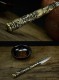Longquan tea knife handmade tea knife stainless steel Pu'er tea knife black tea knife accessories ancient horse tea knife kung fu tea set