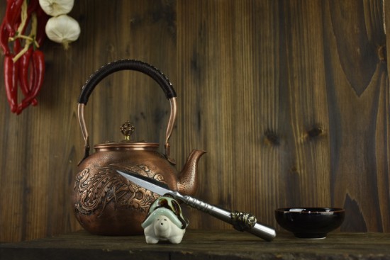 Longquan Stainless Steel Pattern Steel Tea Knife Tea Knife Black Tea Cake Pu'er Tea Box Tea Capture