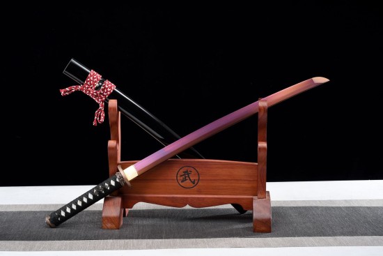 Longquan Sword Retro Shop Spring Steel Baked Purple Mid-style Japanese-style Imitation Knife Corporation 376-432