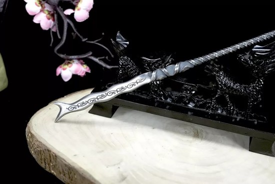 Longquan tea knife eighteen small blade micro blade integrated torsional metal small blade decorative pry tea knife