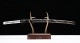 Longquan sword retro manganese steel forging special crafts, vehicle all-in-one long command knife 376-432