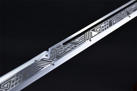 Longquan City Sword Handmade Forging Together Sword Film and Television Long Sword Defense Cold Weapon Tang Sword Crafts