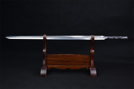 Longquan City Sword Handmade Forging Integrated Six Sides Tang Sword Television Han Sword Cold Weapon Long Sword Craft