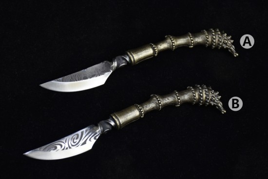 Longquan Pu'er Tea Knife Handmade Copper Black Tea Knife Stainless Steel Tea Kida Tea Cape Cape Cerebage Inherited Traditional Collection
