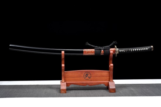 Longquan City Sword T10 Steel forging Blade Blade Blade Flame Pure Copper Mirror Mirror grinding long model command knife 376-432