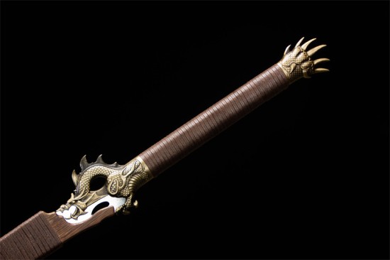 Longquan sword handmade forging six -faced Han sword modern all -in -one collectible blade Changjian Town House craftsmanship sword