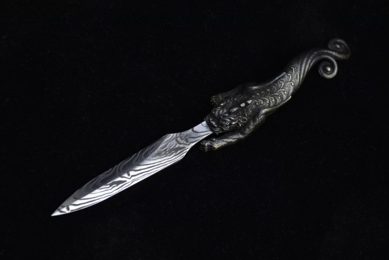 Longquan Pu'er Tea Knife Handmade Copper Black Tea Knife Stainless Steel Tea Kida Tea Cape Cape Cerebage Inherited Traditional Collection