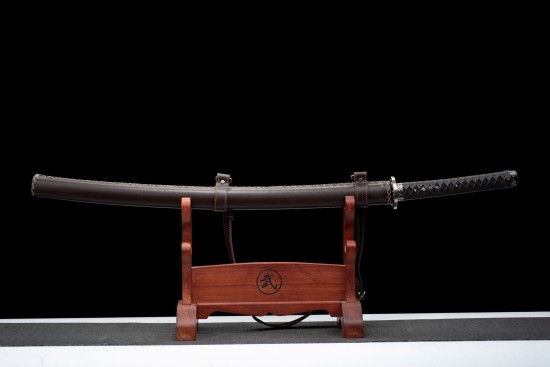 Longquan City Sword and Manganese Steel for Forging Black Back-back long-style Japanese-style imitation sword command knife collectible blade 376-432