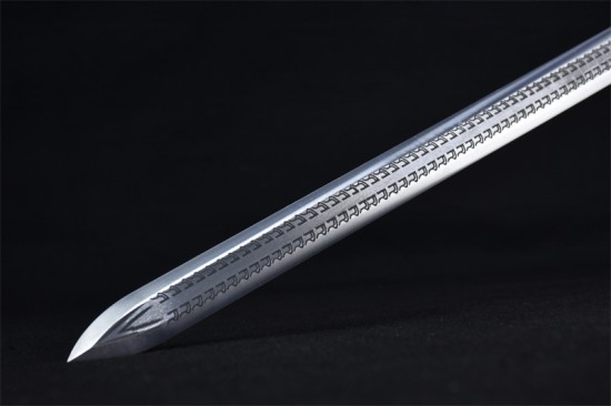 Longquan sword handmade forging stainless steel all -in -one Tang sword film and television sword collectible blade hard sword crafts
