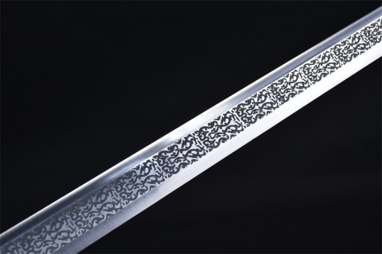 Longquan City Sword Handmade Forging Integrated Six Sides Tang Sword Television Han Sword Cold Weapon Long Sword Craft