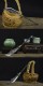 Mini Cold Weapon Integrated Tea Knife Handmade Stainless Steel Pu'er Tea Knife Black Tea Ceremony Accessories Guma Tea Knife Wholesale