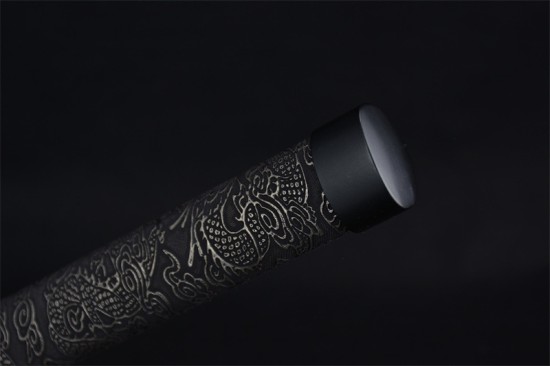 Longquan Sword Handmade Forging Stainless Steel Ring Sword Film and Television Long Sword Cold Weapon Samurai Sword Article