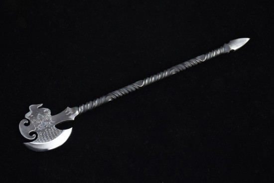 Longquan forging tea knife pure handmade tea needle ax steel Pu'er tea sword accessories accessories black tea collection