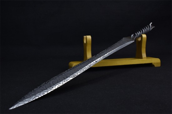 Longquan City Sword Handmade Forging Integrated Steel Sword Film and Television Sword Collection Crafts Six Sword Swords