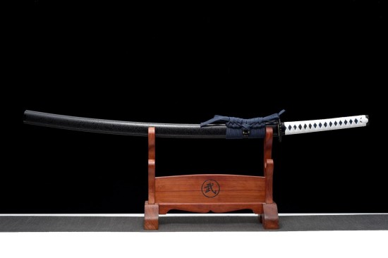 Longquan City Sword Manganese Steel forging Pushing Pushing Bai Double Line long Japanese-style imitation knife command knife 376-432