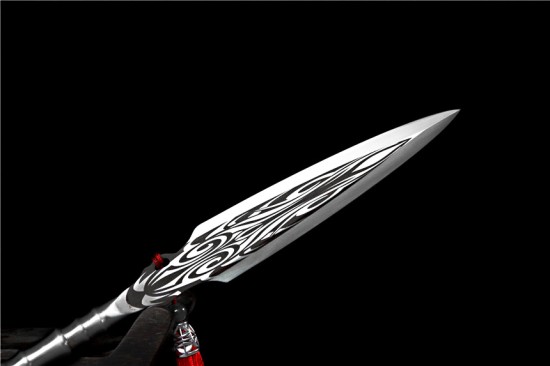 Qingyu Micro Weapon Playing Tea Knife Handmade Stainless Steel Tea Camellia Accessories Mini Weapon