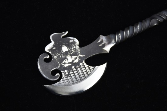 Longquan forging tea knife pure handmade tea needle ax steel Pu'er tea sword accessories accessories black tea collection