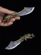 Crocodile micro -kitchen knife, small kitchen knife mini, play small object knife, fruit knife, tea knife outdoor knife