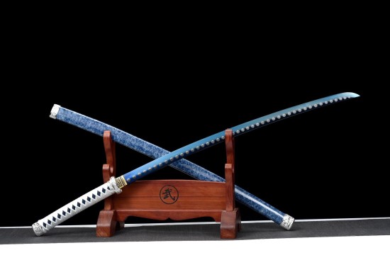 Longquan City Sword High Manganese Steel Printing Blue Printing Japanese Film Corporation Command Sword Cold Weapons 376-432