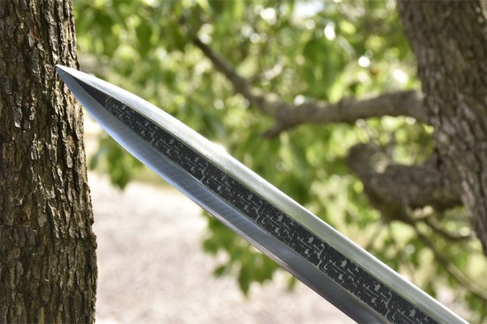 Longquan City Sword Handmade Forging Integrated Six Sides Tang Sword Television Han Sword Cold Weapon Long Sword Craft