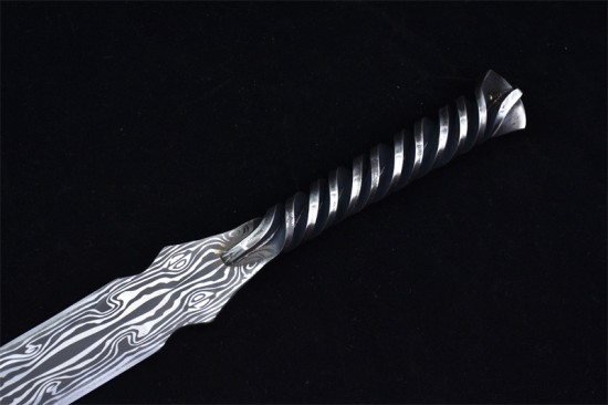 Longquan City Sword Handmade Forging Together Bottom Sword Film Television Han Sword Defense Cold Weapon Long Sword Craft