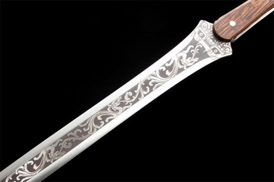 Longquan sword handmade forging all -in -one modern six -faced Han sword collectible blade defense short sword craft sword