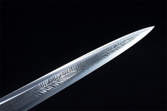 Longquan sword handmade forging modern integrated Han sword body collectible blade film and television sword collection process