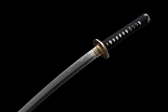 Longquan City Sword and Bai Steel Folding Forging Turbus Blade Blade Mid-style Japanese imitation knife command 376-432