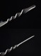 Longquan integrated handmade tea knife stainless steel Pu'er black tea ceremony accessories ancient horse wave flower tea knife kung fu tea set