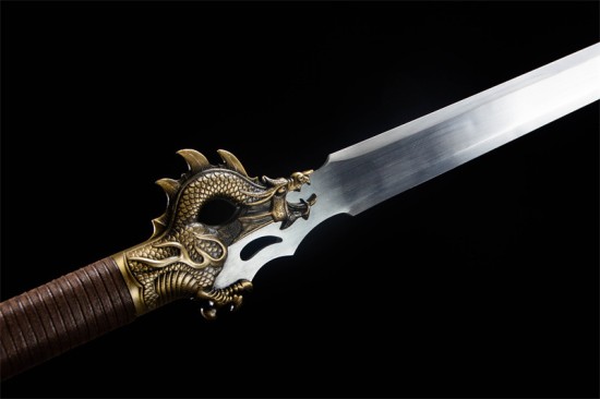 Longquan sword handmade forging six -faced Han sword modern all -in -one collectible blade Changjian Town House craftsmanship sword
