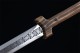 Douyin same Longquan sword handmade forging all -in -one wooden handle six sides Tang sword sword sword sword collectible blade