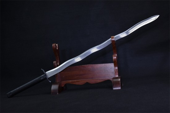 Longquan sword handmade forging all -in -one, sword, bending snake sword film, Tang sword, Tang sword, anti -body collectible blade long sword