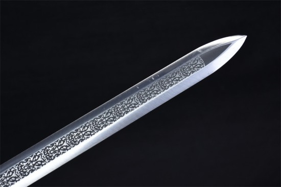Longquan City Sword Handmade Forging Integrated Six Sides Tang Sword Television Han Sword Cold Weapon Long Sword Craft