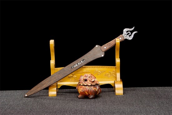 Longquan sword handmade forging all -in -one modern six -faced Han sword collectible blade defense short sword craft sword