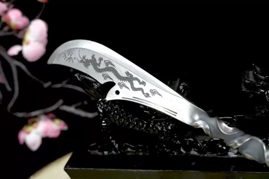 Longquan tea knife eighteen small blade micro blade integrated torsional metal small blade decorative pry tea knife