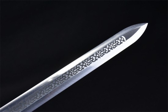 Longquan City Sword Handmade Forging Integrated Six Sides Tang Sword Television Han Sword Cold Weapon Long Sword Craft