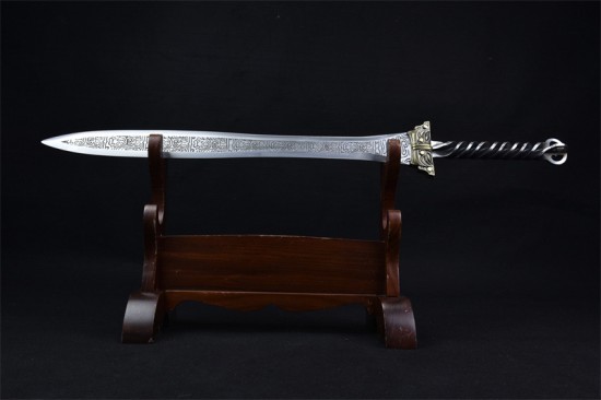 Longquan sword handmade forging one -in -one spring and six sides of spring and autumn Han swords and television long sword collectible blade sword collections