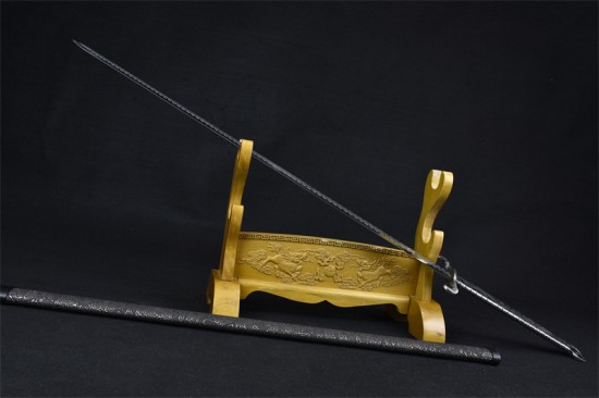 Longquan City Sword Handmade Forging Tongshi Tang Sword Head Stainless Steel Sword Sword Film Cold Weapon