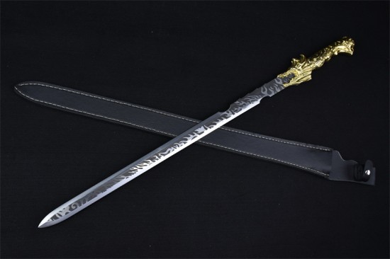 Longquan Sword Handmade Forging Stainless Steel Sword Film, Sword Sword Anti -Cold Weapon Cold Sword Crafts