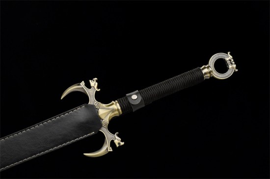 Longquan sword handmade forging one -in -one six -faced Tang sword collectible blade Western sword long sword craftsmanship baby sword