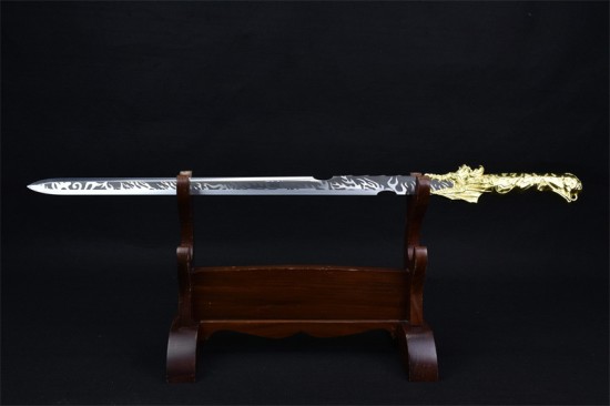 Longquan Sword Handmade Forging Stainless Steel Sword Film, Sword Sword Anti -Cold Weapon Cold Sword Crafts