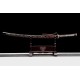 Samurai Sword with Twisted Damascus Pattern 