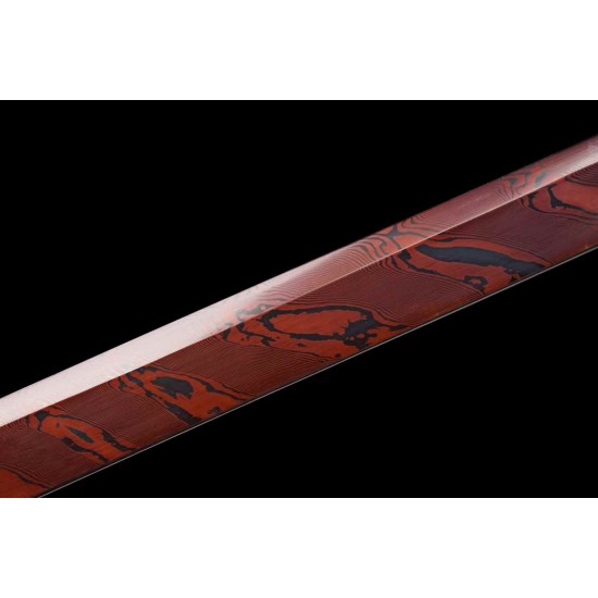 Copper-fitted Twisted-grain Tang Sword 