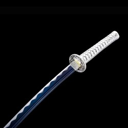 katana 008 Baked blue Yellow Dragon 1060 High carbon steel