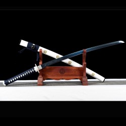 katana 005 Baked blue white dragen high manganese steel