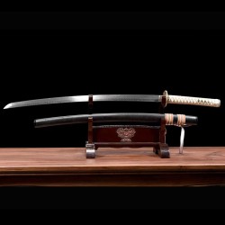 katana 089 thunder cut Self made patterned steel