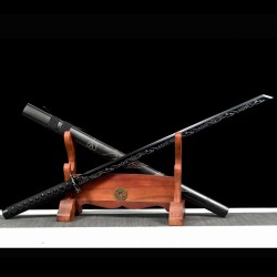Chinese long knife 001 black cloud
