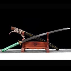 Sword Japanese -style command sword embroidered spring knife martial arts exercise outdoor anti -body cold weapon